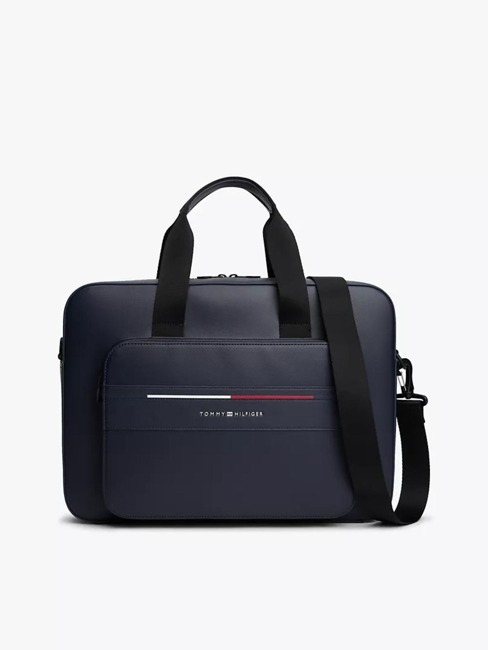 Tommy Hilfiger Navy and Black Men's Laptop Bag